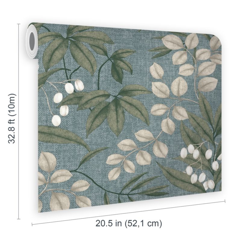 Tapeta winylowa na flizelinie Superfresco Easy Floral niebieska