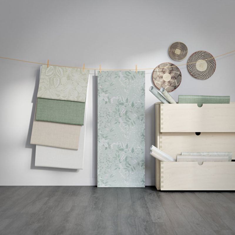 Tapeta winylowa na flizyelinie GoodHome Cedrela zielona