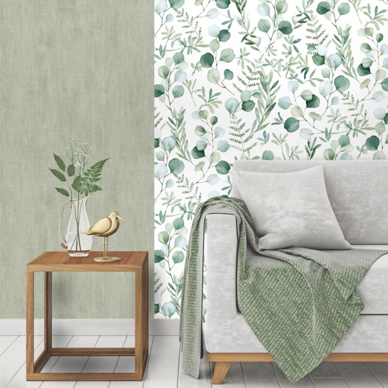 Tapeta winylowa na flizyelinie GoodHome Cedrela zielona