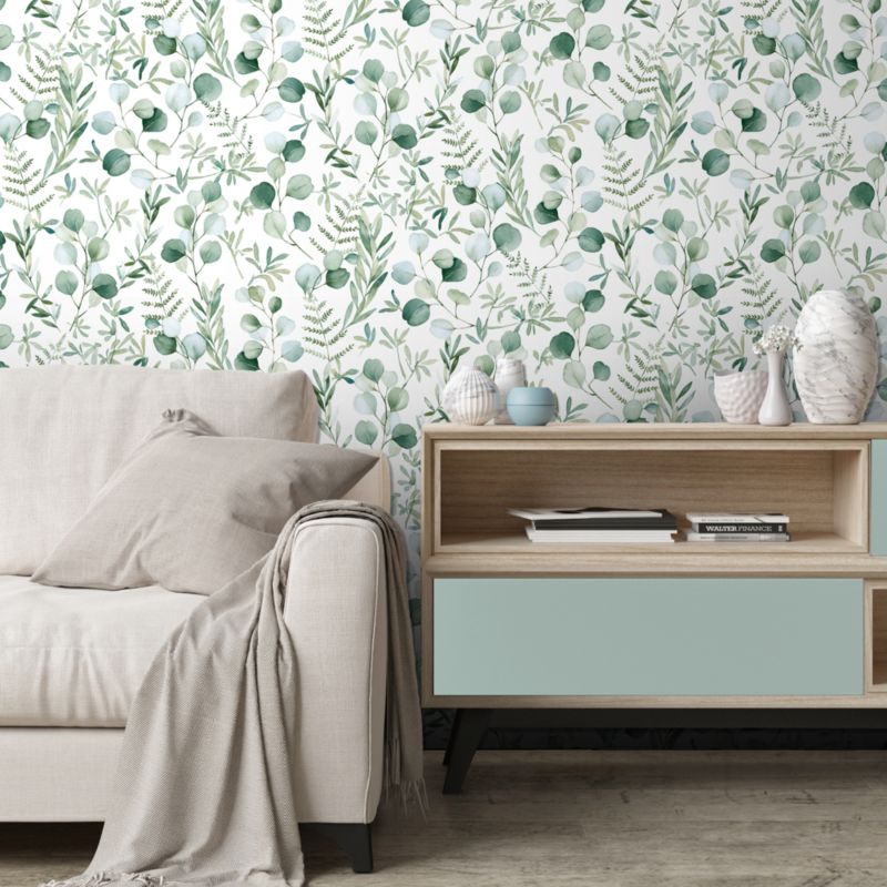 Tapeta winylowa na flizyelinie GoodHome Cedrela zielona