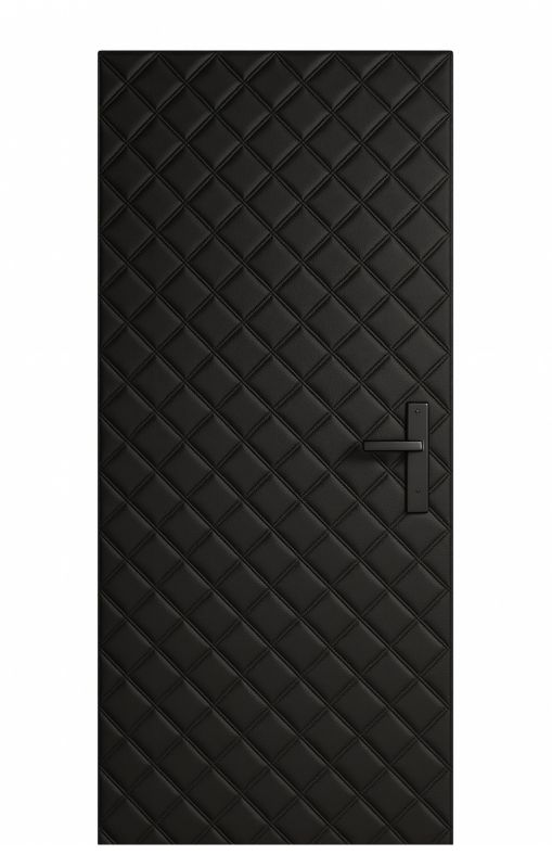 Tapicerka drzwiowa Ultrasonic Czarna 115 x 215 cm obicie na drzwi ocieplenie uszczelnienie wygłuszenie 1 szt.