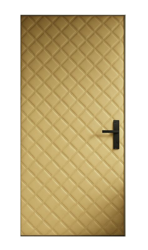 Tapicerka drzwiowa Ultrasonic Jasno złota 115 x 215 cm obicie na drzwi ocieplenie uszczelnienie wygłuszenie 1 szt.