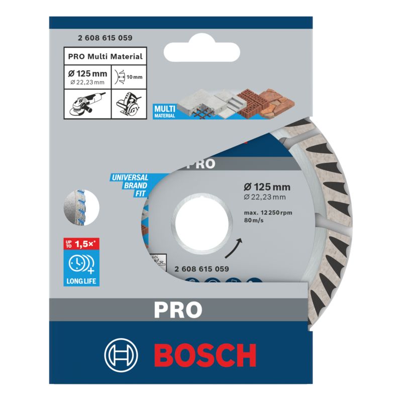 Tarcza diamentowa Bosch PRO 2 x 125 mm