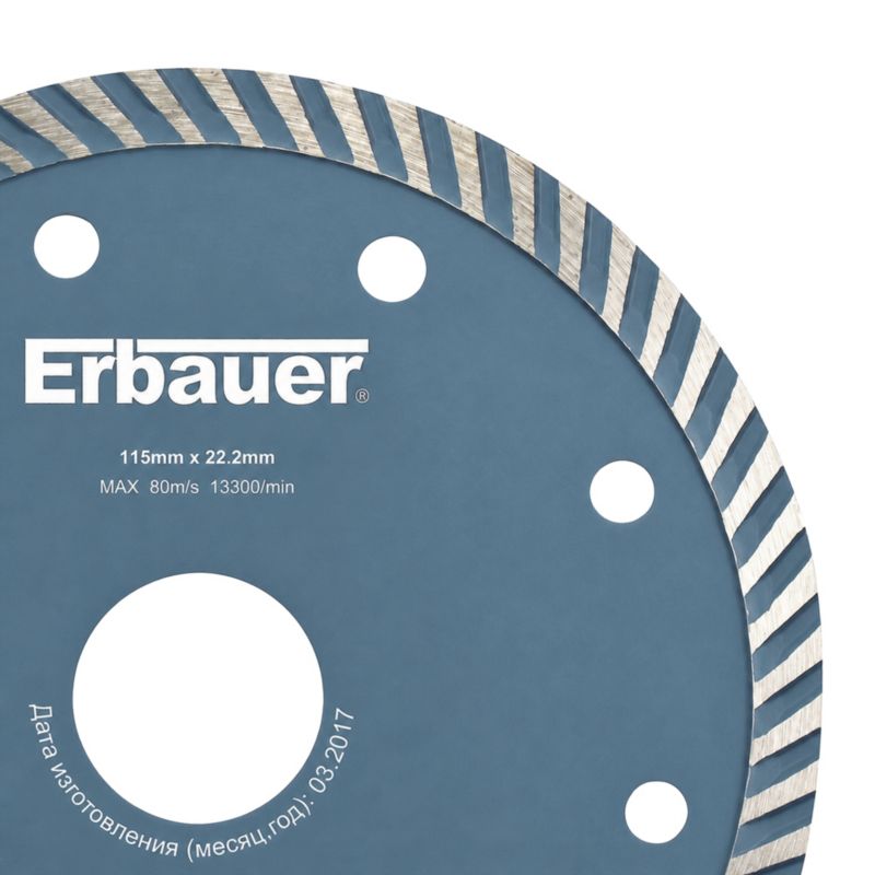 Tarcza diamentowa Erbauer turbo 115 x 22,2 mm