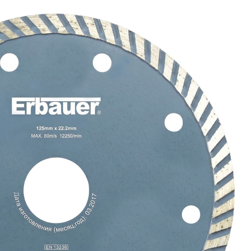 Tarcza diamentowa Erbauer turbo 125 x 22,2 mm