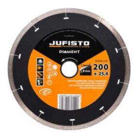 Tarcza diamentowa Jufisto pełna 200 x 1,6 x 25,4 mm