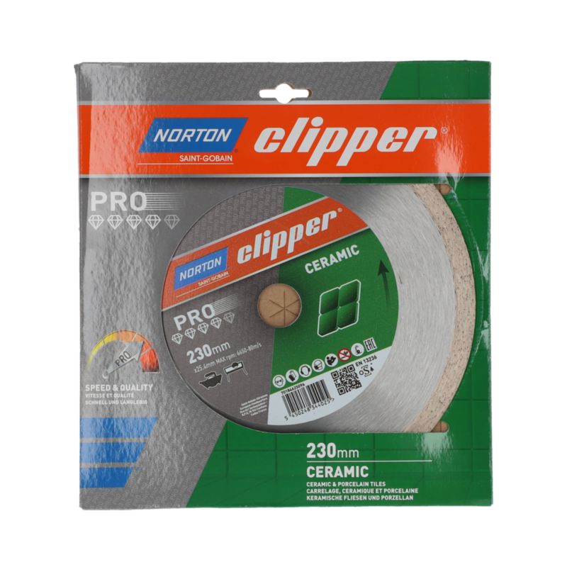 Tarcza diamentowa Norton Clipper PRO CERAM do ceramiki 230 x 25.4 mm