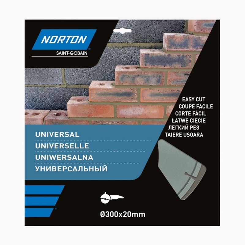 Tarcza diamentowa Norton do cięcia uniwersalna 300 x 20 mm