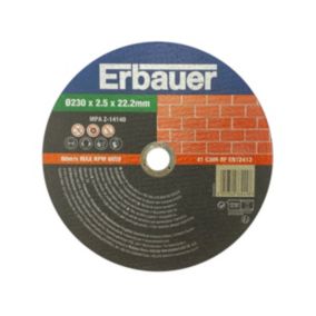 Tarcza do cięcia kamienia i betonu Erbauer segmentowa 230 x 2,5 x 22,2 mm