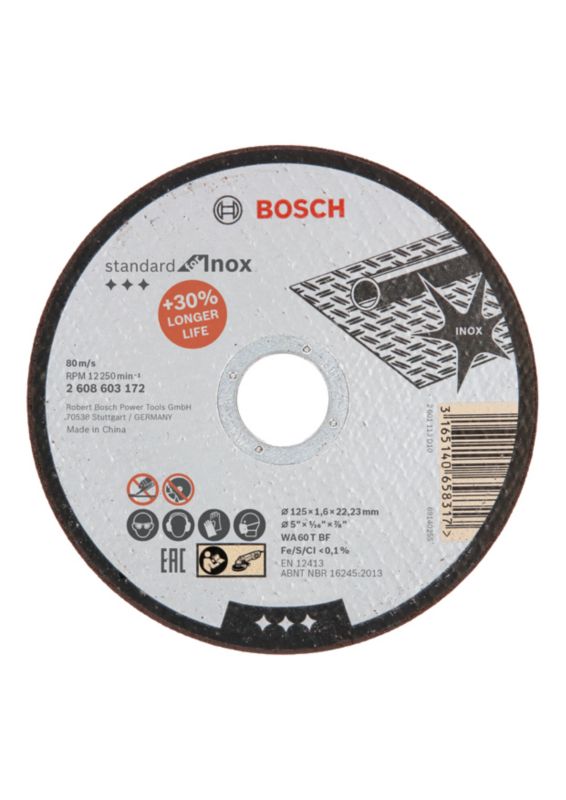 Tarcza do cięcia metalu Bosch 1,6 x 125 mm