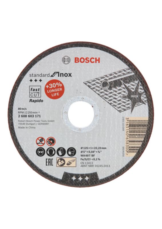 Tarcza do cięcia metalu Bosch 1 x 125 mm