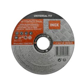 Tarcza do cięcia metalu inox Universal fit 115 x 1 mm