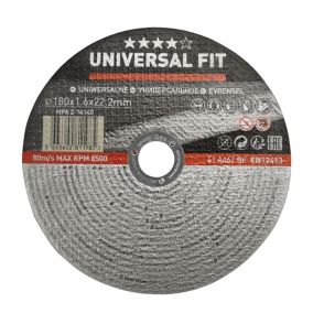 Tarcza do cięcia metalu Universal fit 180 x 1,6 mm