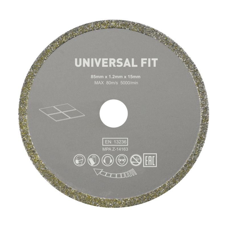 Tarcza do miniszlifierki Universal fit fi 85 x 15 mm