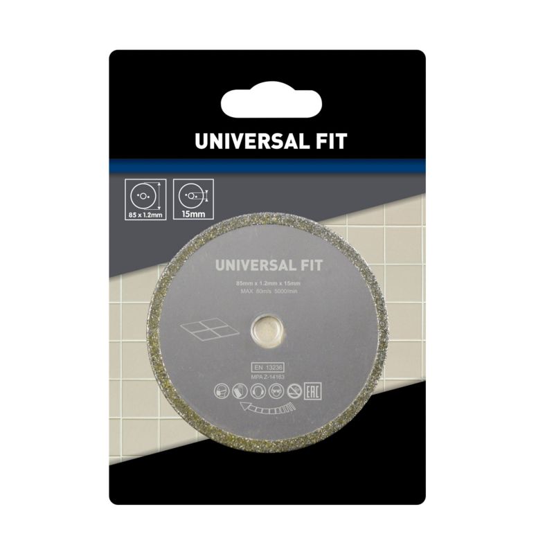 Tarcza do miniszlifierki Universal fit fi 85 x 15 mm