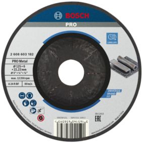 Tarcza do szlifowania metalu Bosch PRO 6 x 125 mm