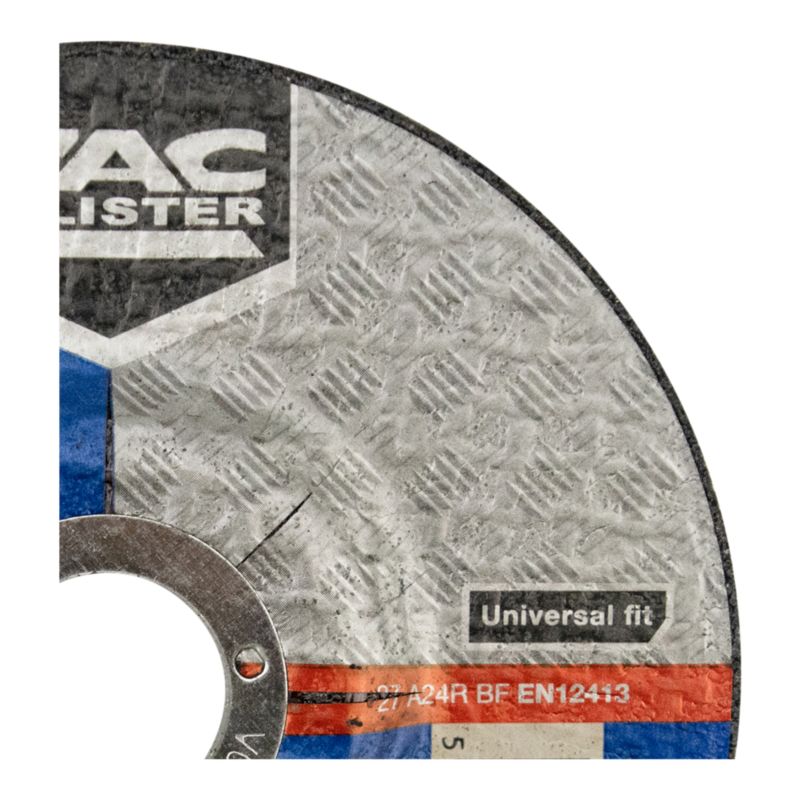 Tarcza do szlifowania metalu Mac Allister 125 x 6 x 22,2 mm