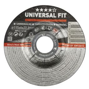 Tarcza do szlifowania metalu Universal fit 115 x 6 mm