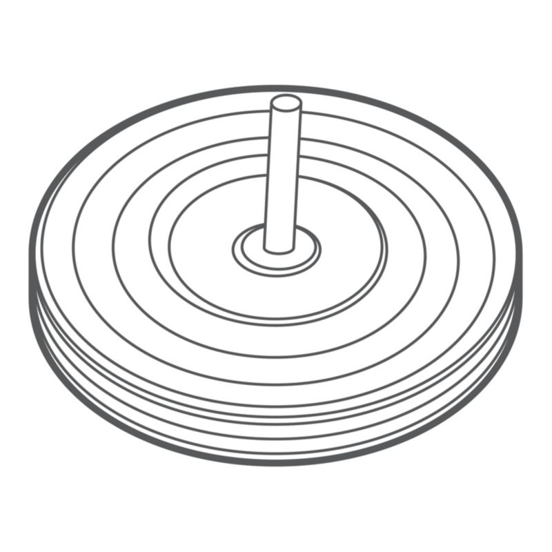 Tarcza polerska Mac Allister materiałowa 100 mm
