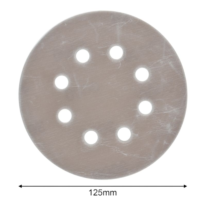 Tarcza ścierna Mac Allister z otworami 125 mm P300