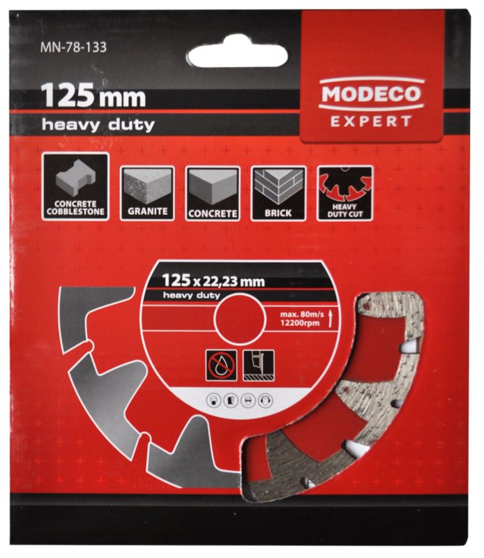 Tarcze diamentowe segmentowe Modeco Expert 125 mm - opakowanie ...