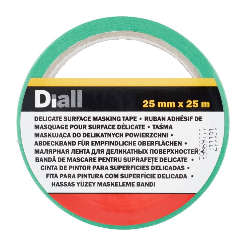 Taśma malarska Diall delikatne powierzchnie 25 mm x 25 m