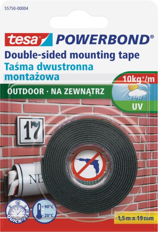 Taśma montażowa Tesa Powerbond Outdoor 19 mm x 1,5 m