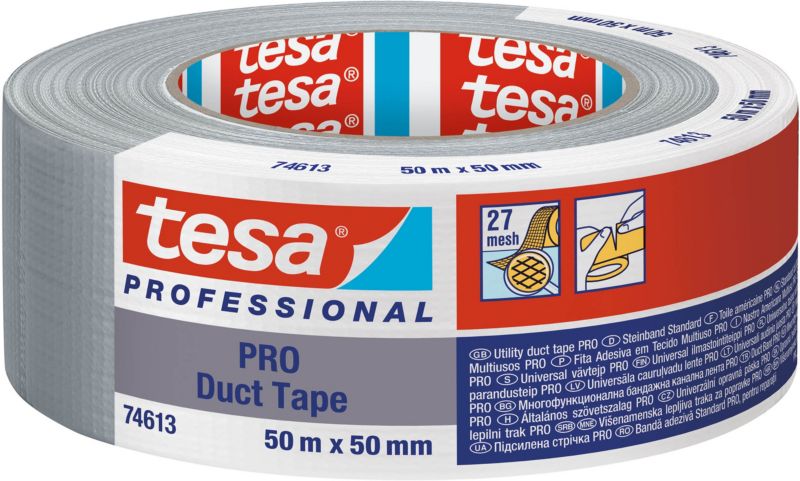 Taśma naprawcza Tesa Professional 50 m x 50 mm srebrna