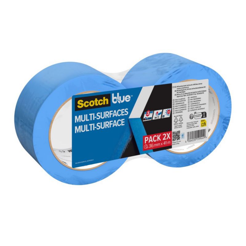 Taśma uniwersalna ScotchBlue 36 mm x 41 m 2 szt.