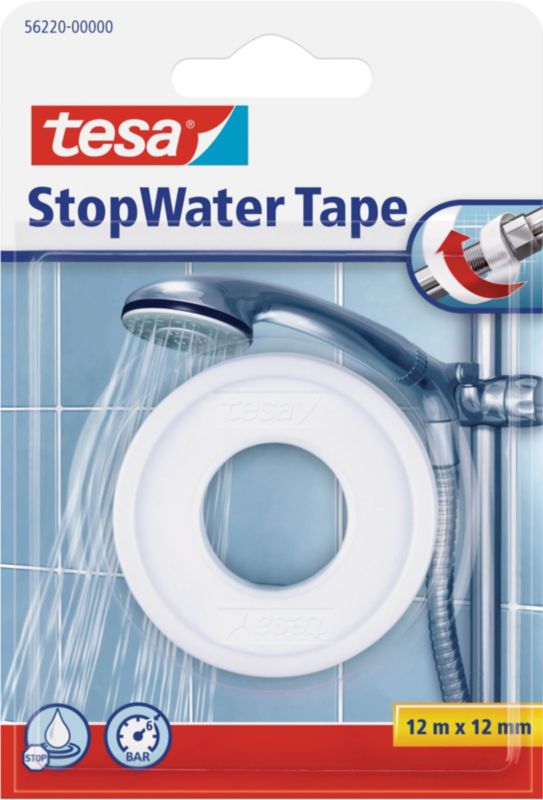 Taśma uszczelniająca Tesa 12 mm x 12 m teflon biała