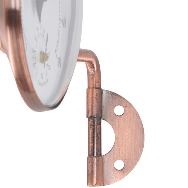 Termometr ścienny zewnętrzny Esschert Design metalowy z higrometrem 17,7x13x3,8 cm 1 szt.