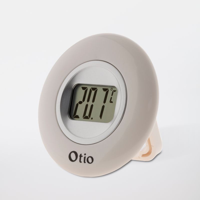 Termometr elektroniczny Otio okrągły biały