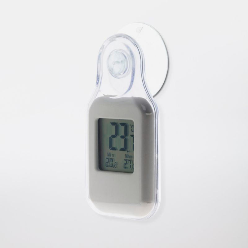 Termometr elektroniczny Otio z przyssawką biały