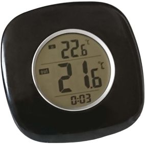 Termometr elektroniczny Terdens Drop z zegarem