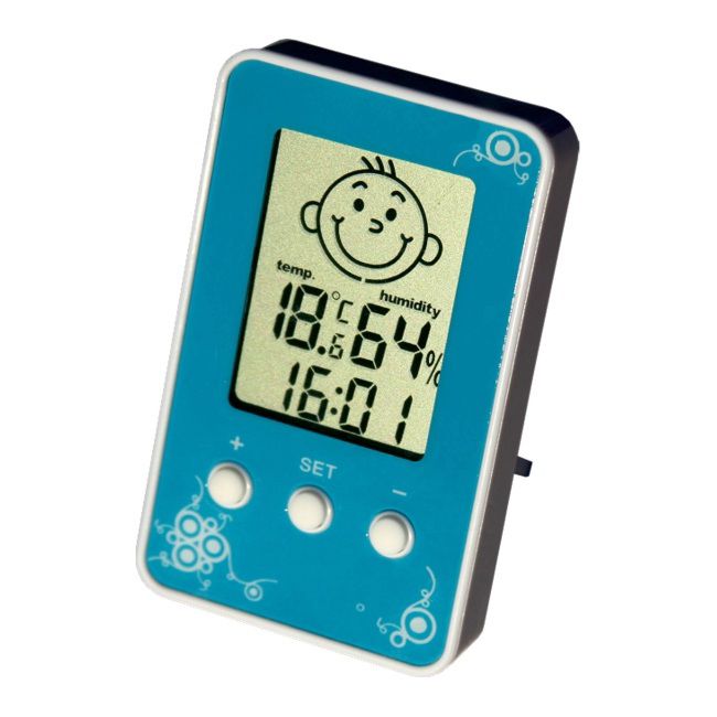 Termometr / higrometr elektroniczny dziecięcy Terdens 8866