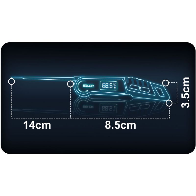Termometr kuchenny Baldr szpilkowy elektroniczny do mięsa sonda 1 szt.
