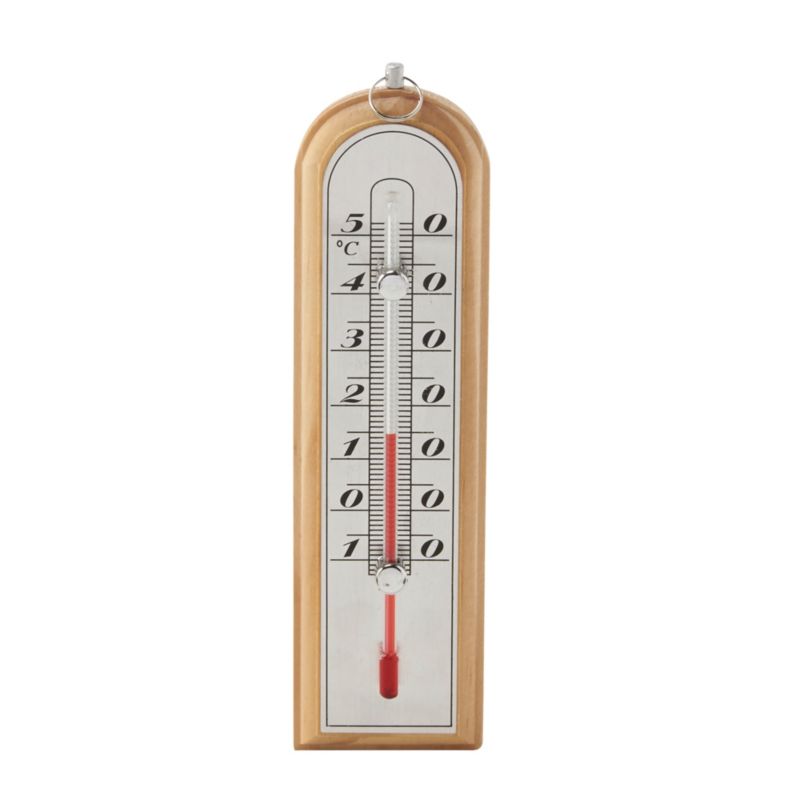 Termometr pokojowy Terdens 0020 mały drewniany