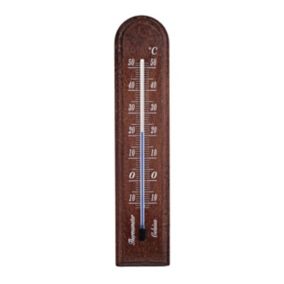 Termometr pokojowy Terdens drewniany 0242
