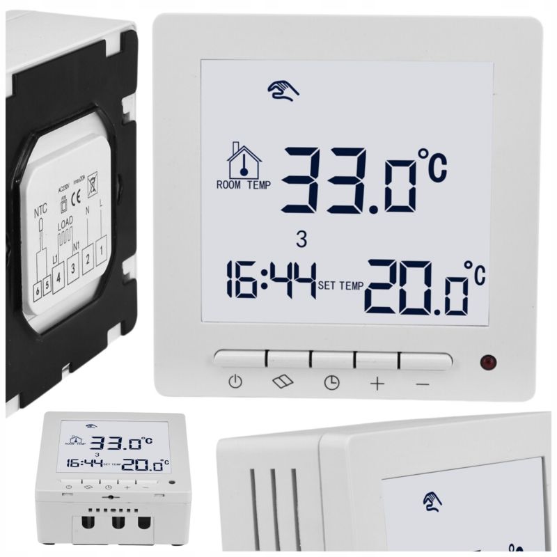 Termoregulator pokojowy TERMOFOL TF-H2 do ogrzewania podłogowego