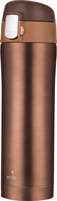Termos turystyczny 420 ml brązowy