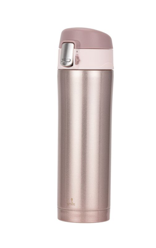 Termos turystyczny 420 ml różowy