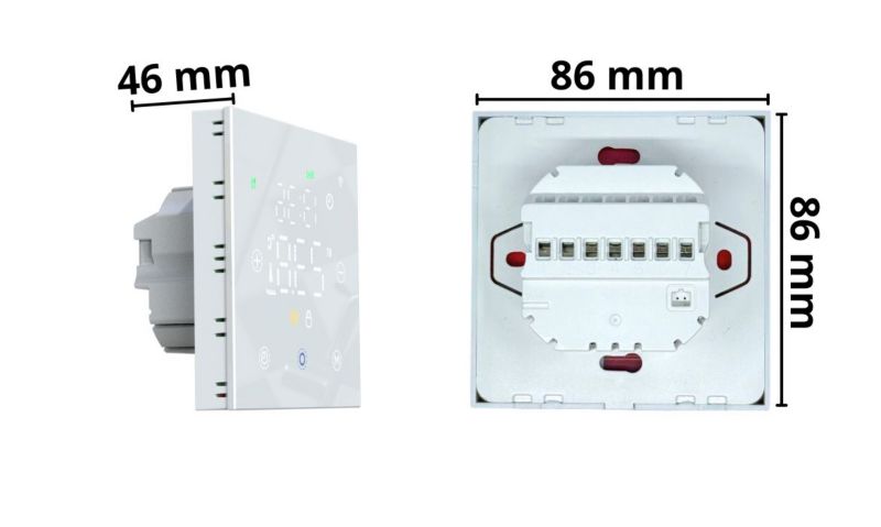 Termostat do ogrzewania podłogowego wodnego i pieca Sone WiFi Tuya 3A 1 szt.