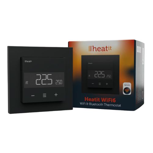 Termostat Heatit WiFi6 z czujnikiem 16A 3600W czarny 1 szt.