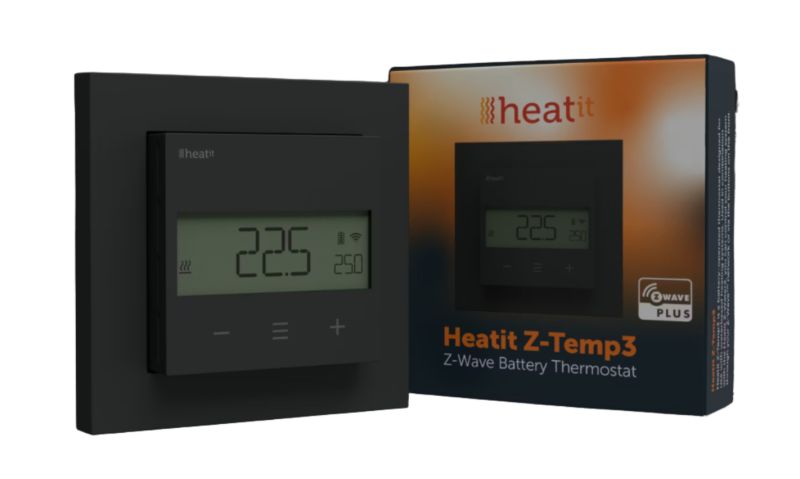 Termostat Heatit Z-Temp3 Z-Wave Bezprzewodowy do ogrzewania 1 szt.