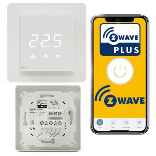 Termostat Heatit Z-TRM3 Z-Wave biały 1 szt.