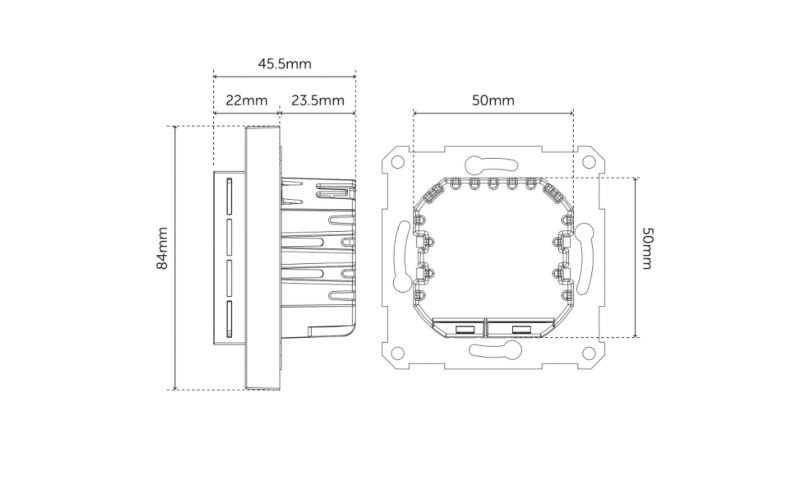 Termostat Heatit Z-TRM6 Z-Wave Do Ogrzewania Podłogowego 16A 1 szt.