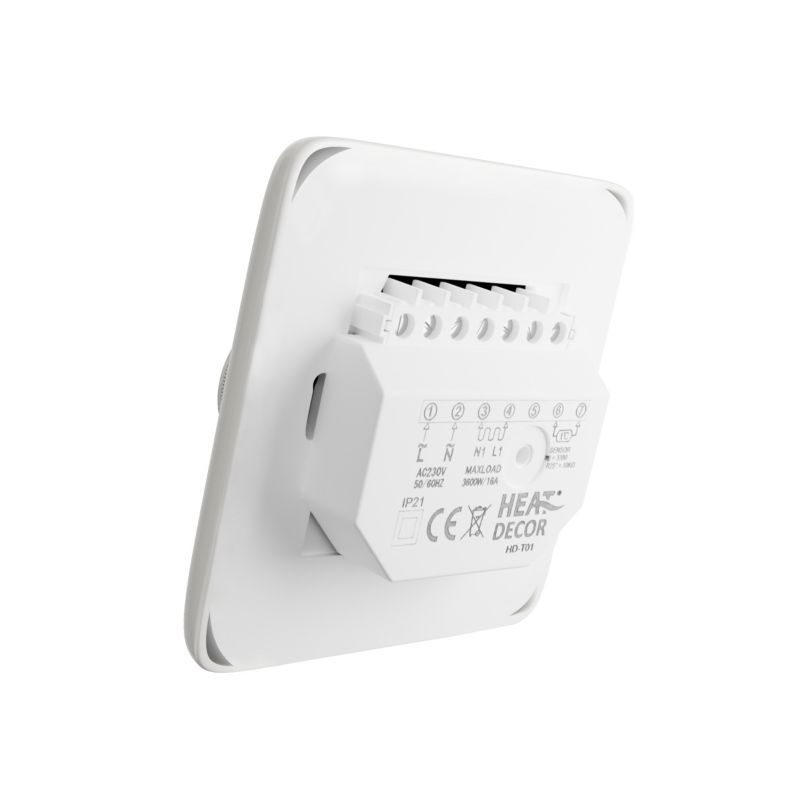 Termostat manualny HD-T01 biały