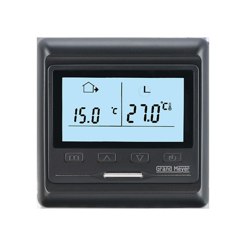 Termostat programowalny HW800, 16A, 230 V, Czarny, 1 szt.