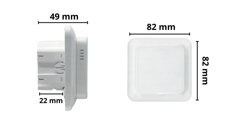 Termostat sterownik Sone WiFi Tuya 16A IP31 ogrzewania podłogowego elektrycznego i wodnego  1 szt.
