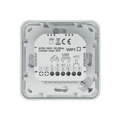 Termostat z czujnikiem podłogowym NTC Sone WiFi Tuya 16A 1 szt.